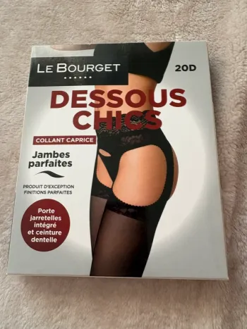 Collant Le Bourget – 20D – Porte-jarretelles intégré