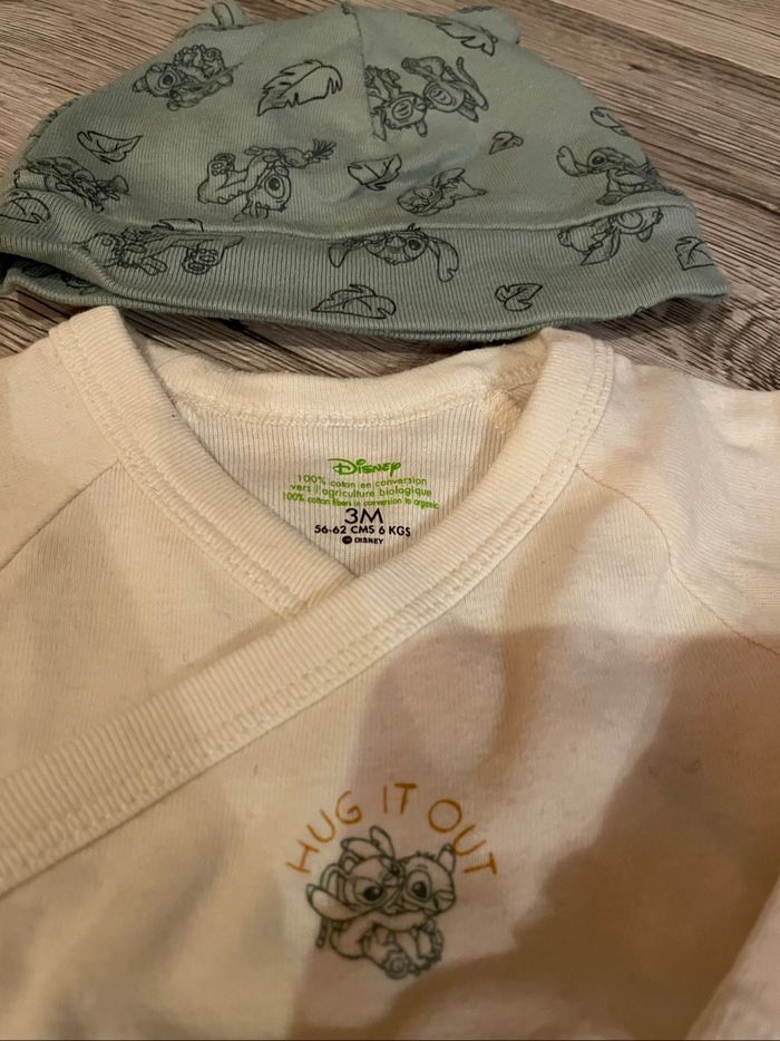 Ensemble pyjama bonnet Stitch - photo numéro 2