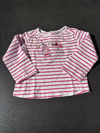 T-shirt manches longues 18 mois première étoile sergent major