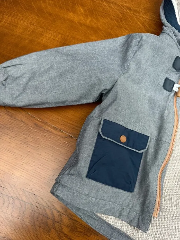 Veste gris en bleu Obaibi 23 mois - photo numéro 7