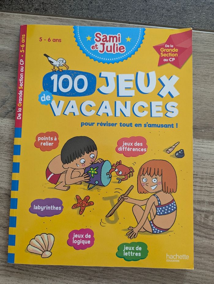 Cahier de vacances grande section au CP sami et Julie neuf
