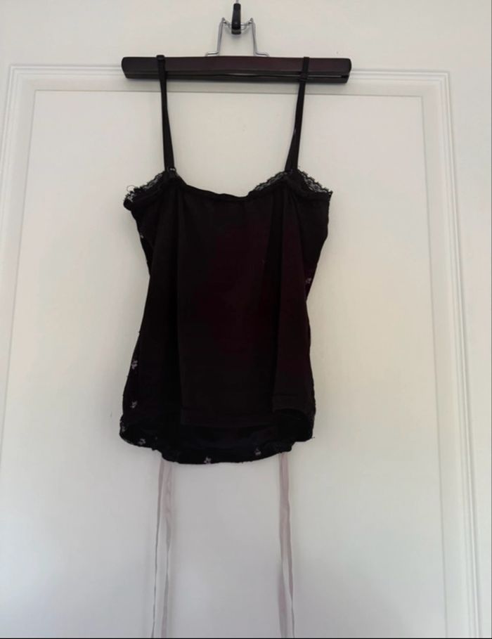 Débardeur noir effet corset - photo numéro 2