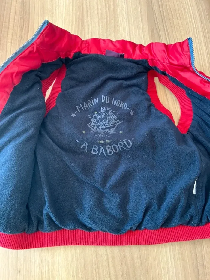 Doudoune sans manches réversible sergent major 8 ans - photo numéro 7