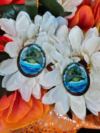 Boucles d oreilles plage