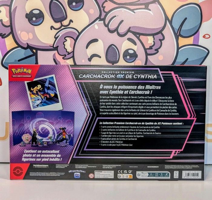 Pokémon - Coffret Collection Premium Carchacrok-ex de Cynthia - Juin 2025. - photo numéro 4