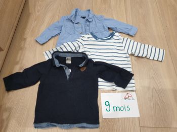 T-shirts garçon 9mois