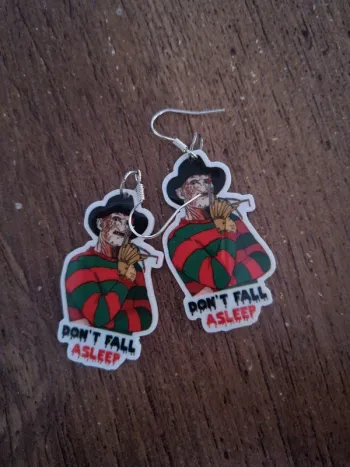 Boucles d'oreilles Freddy Krueger