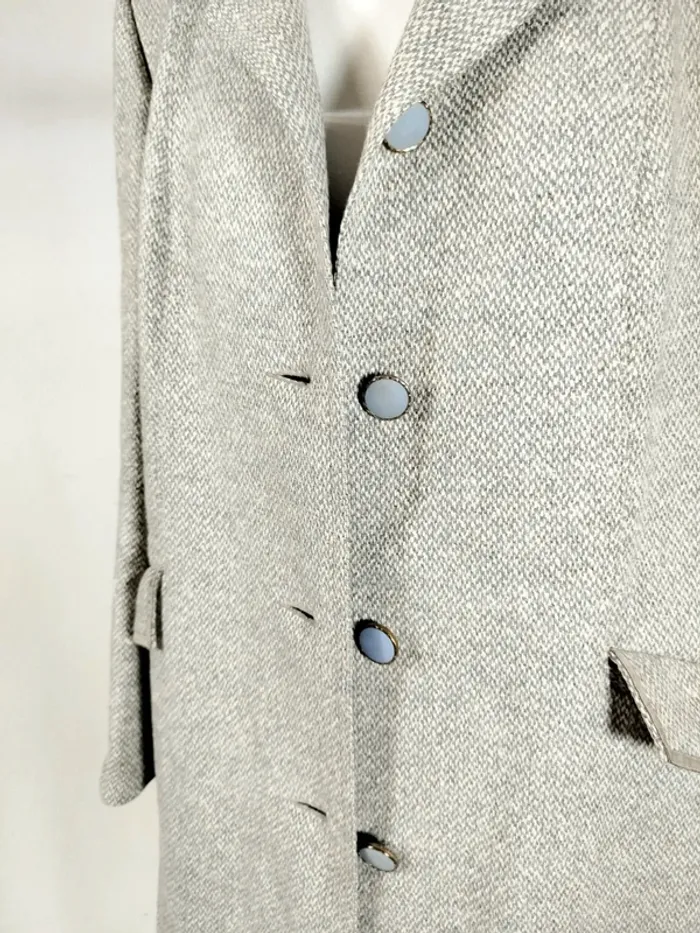 Manteau vintage femme - 100% laine - Elégant Pièce rare A267 - photo numéro 2
