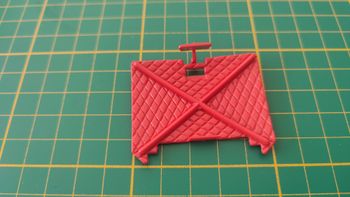 Plafonnier avec rétroviseur pièce détachée miniature Burago Bburago Ferrari F40 1/18 1/18e 1/18ème #