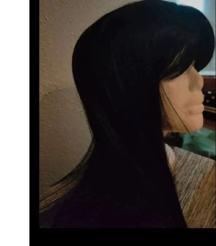 Perruque Naturelle Noir Ébène Luxe 89€ - photo numéro 2