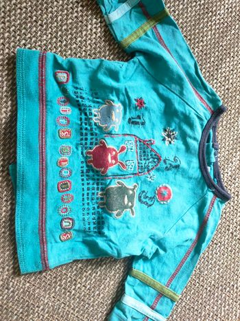 T-shirt manches longues sergent major 3 mois