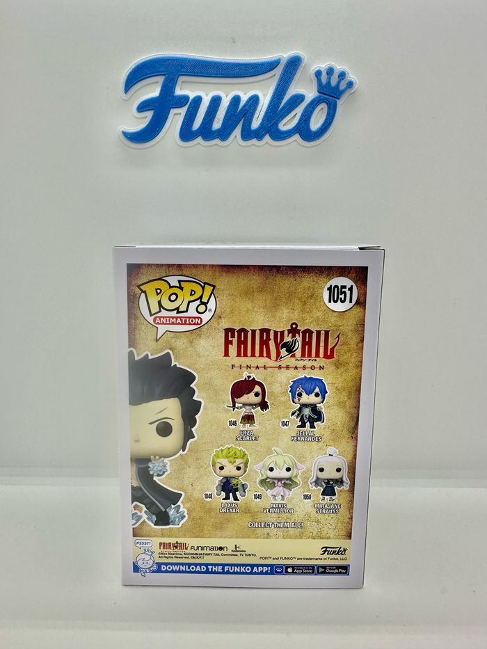 Funko Pop Fairy Tail Gray Fullbuster 1051 FYE Exclusive 🇺🇸 - photo numéro 6