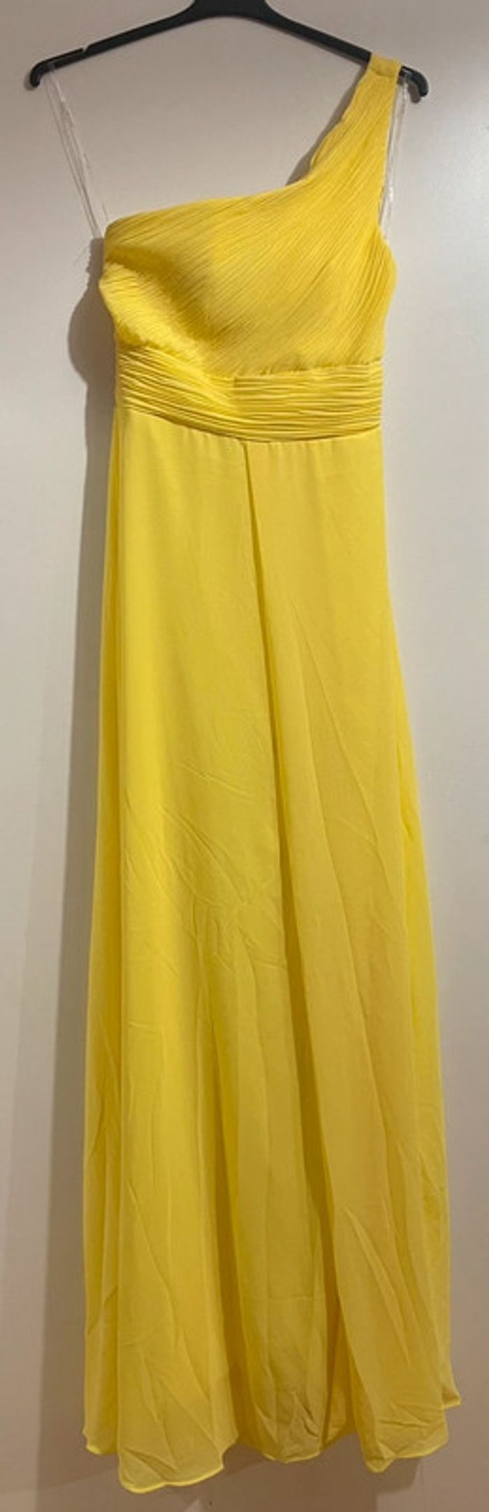 Robe cérémonie jaune citron