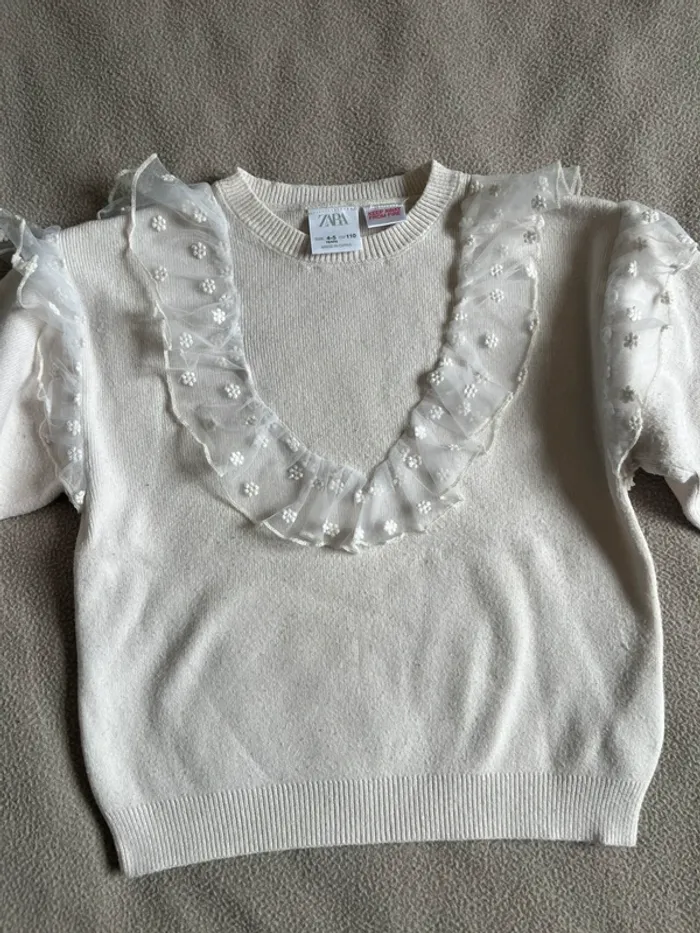 Pull Zara dentelle - photo numéro 2