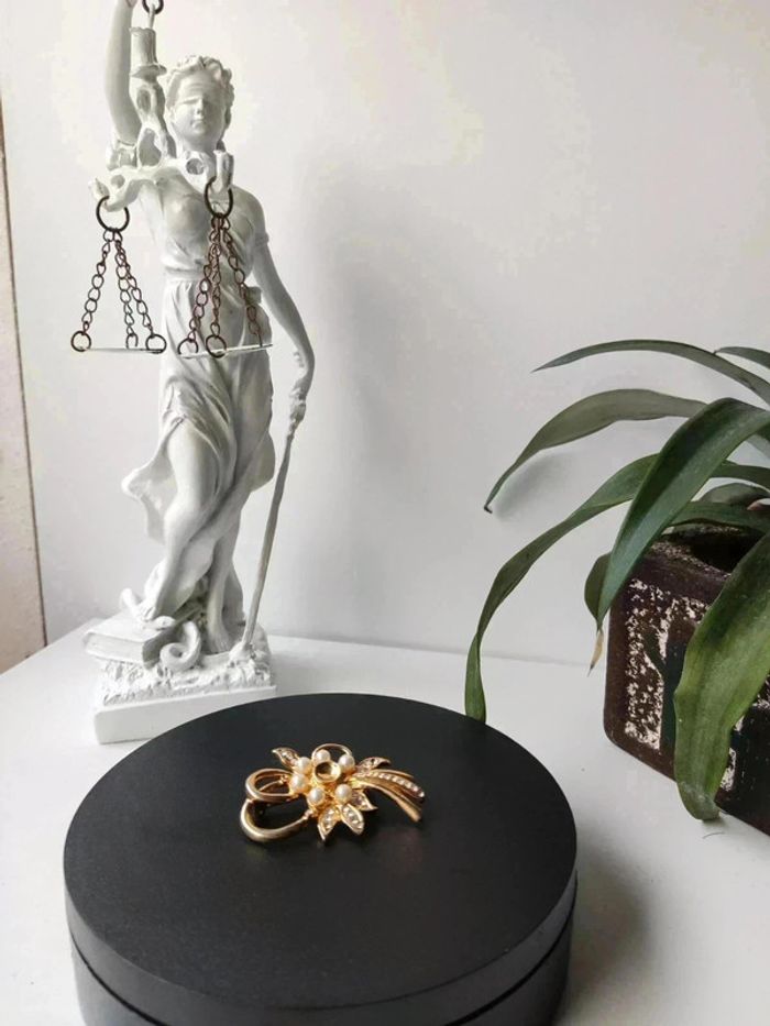 Broche vintage style victorien - photo numéro 2