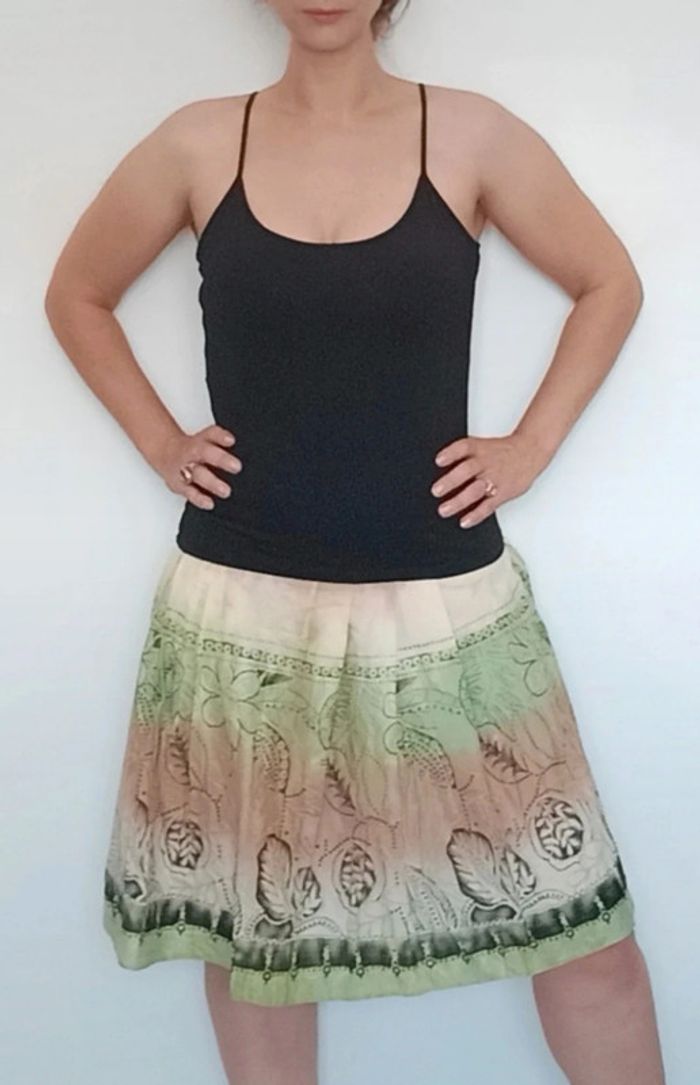 Jupe mi longue évasée été ethnique 36 - photo numéro 2