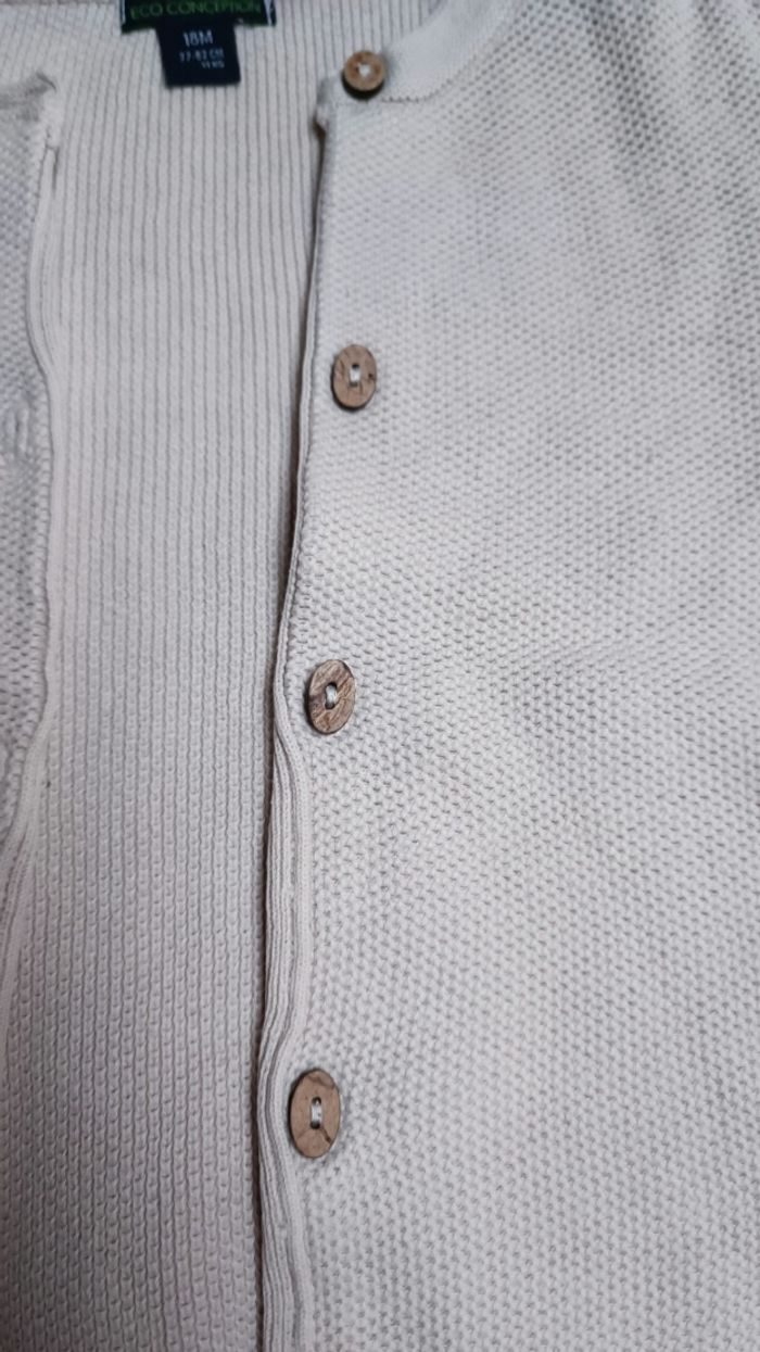 Lot 2 gilets Kiabi 18 mois - photo numéro 8