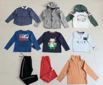 Lot n°3: 9 vêtements garçon 6 ans SM, TAO