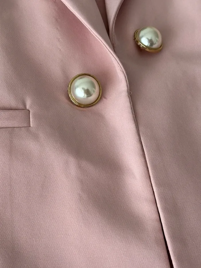 Blazer elegant rose - photo numéro 5