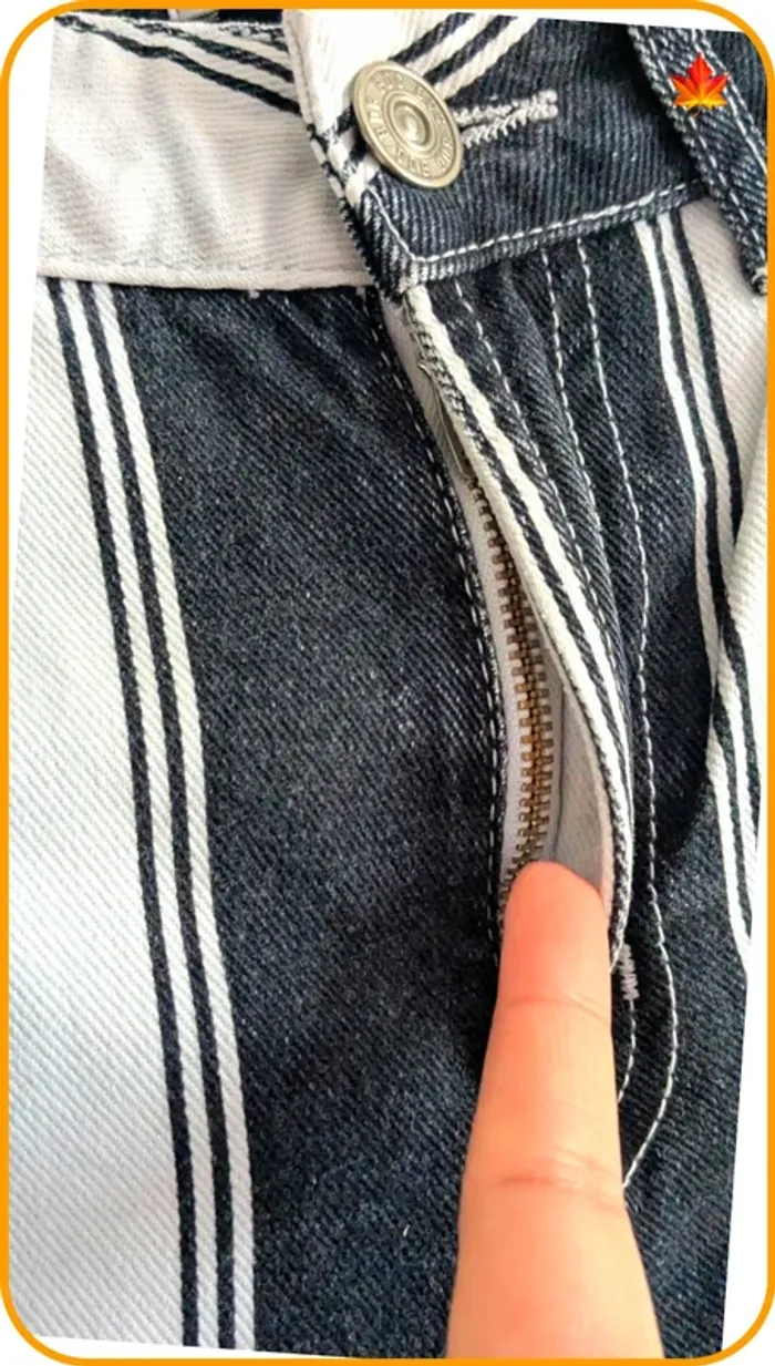 Jeans mom rayé femme BDG 36 - photo numéro 3