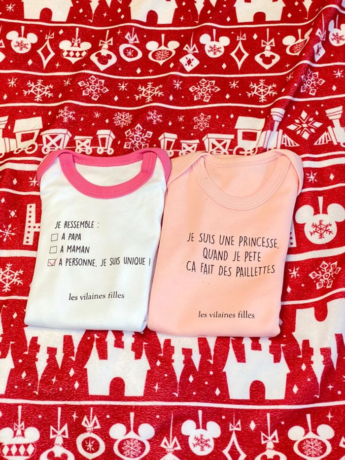Lot de 2 body bébé fille MC 3-6 mois - photo numéro 6