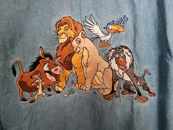 Chemise en jean Disney Roi Lion - photo numéro 2