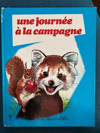 Livre Lito ancien Une Journée à la Campagne Robert Dallet Pit panda roux album