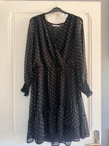 Robe noire fluide Camaïeu 