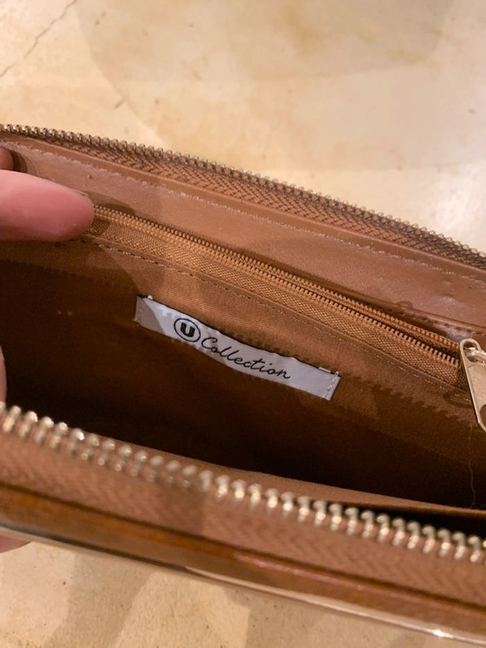 Joli portefeuille porte monnaie neuf marron - photo numéro 4
