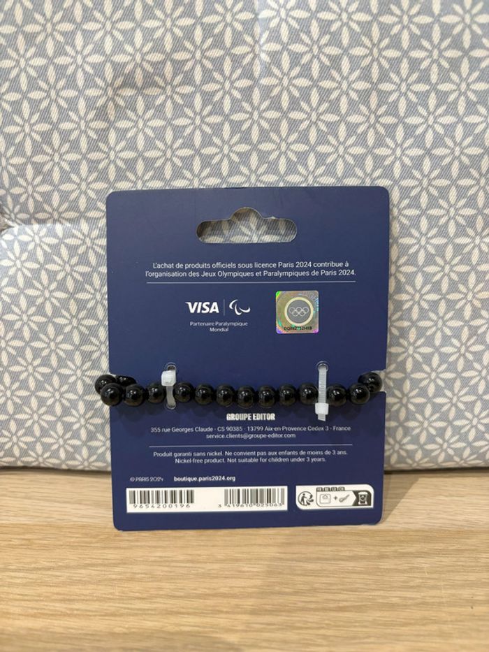 Bracelet Perles "Flamme Equipe de France" JO Paris 2024 - photo numéro 2