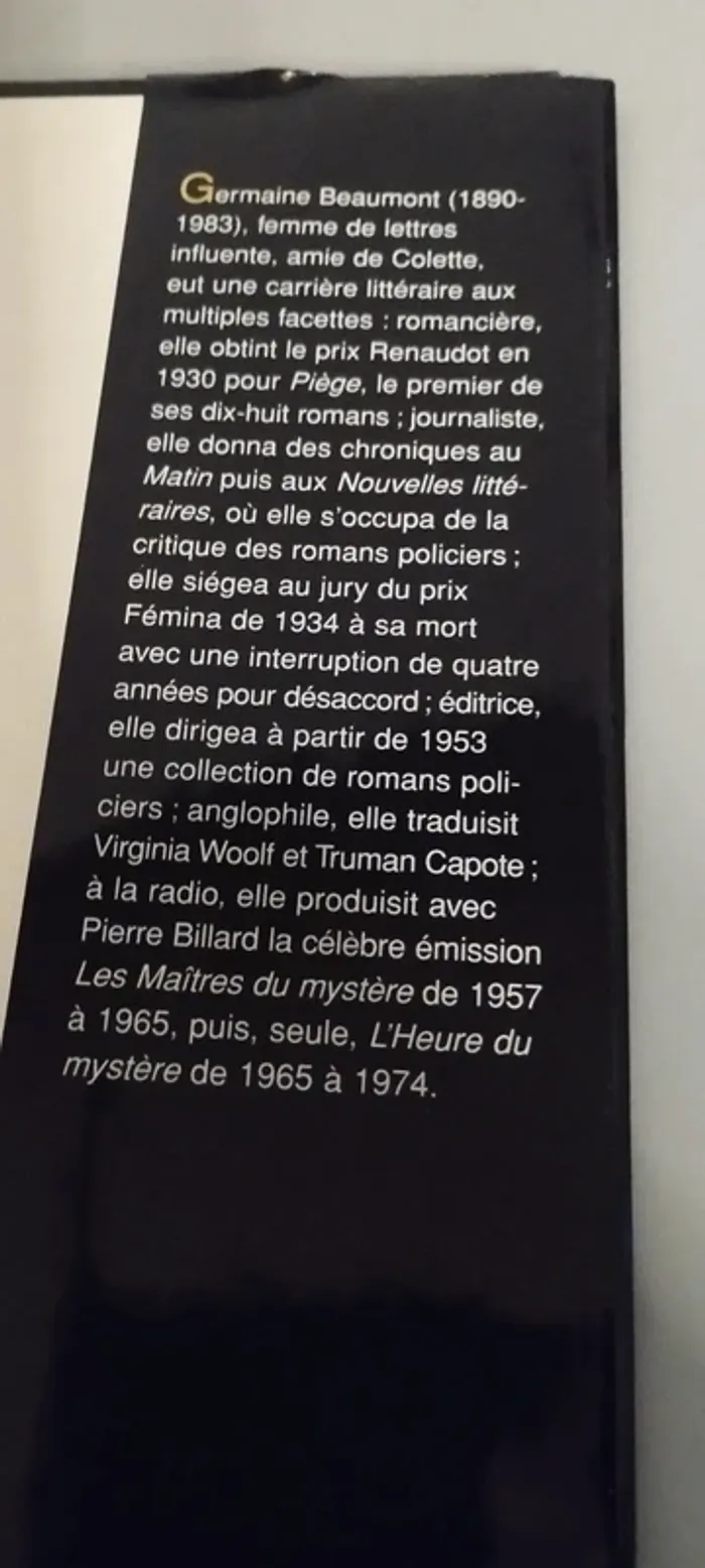 Des maisons, des mystères. Germaine Beaumont - photo numéro 4