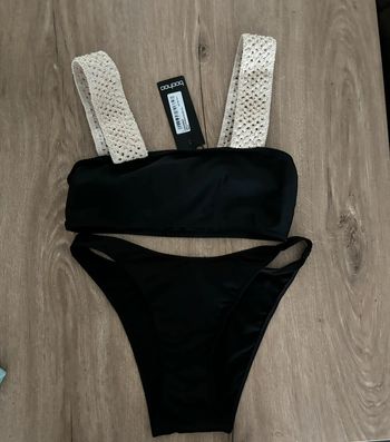 Maillot 2 pièce détails en crochet