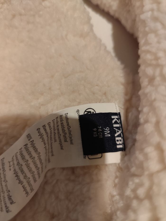 Blouson sans manche réversible bébé fille 9 mois kiabi - photo numéro 4