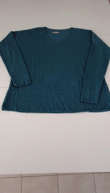 Pull bleu canard en taille unique