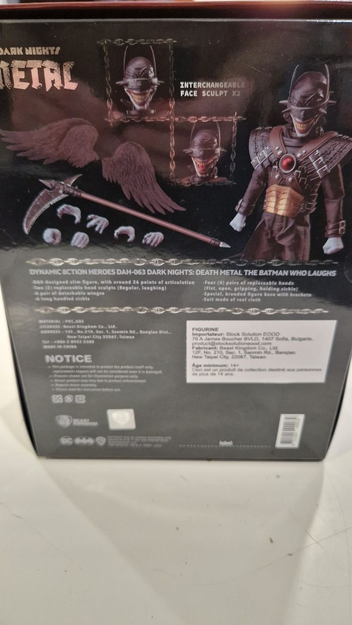 Figurine NEUVE Batman Who Laughs DAH-063 Dark Nights Metal - photo numéro 7