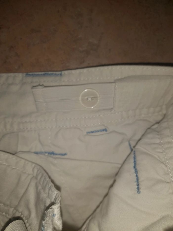 Short pépé jeans blanc crème 8 ans - photo numéro 6