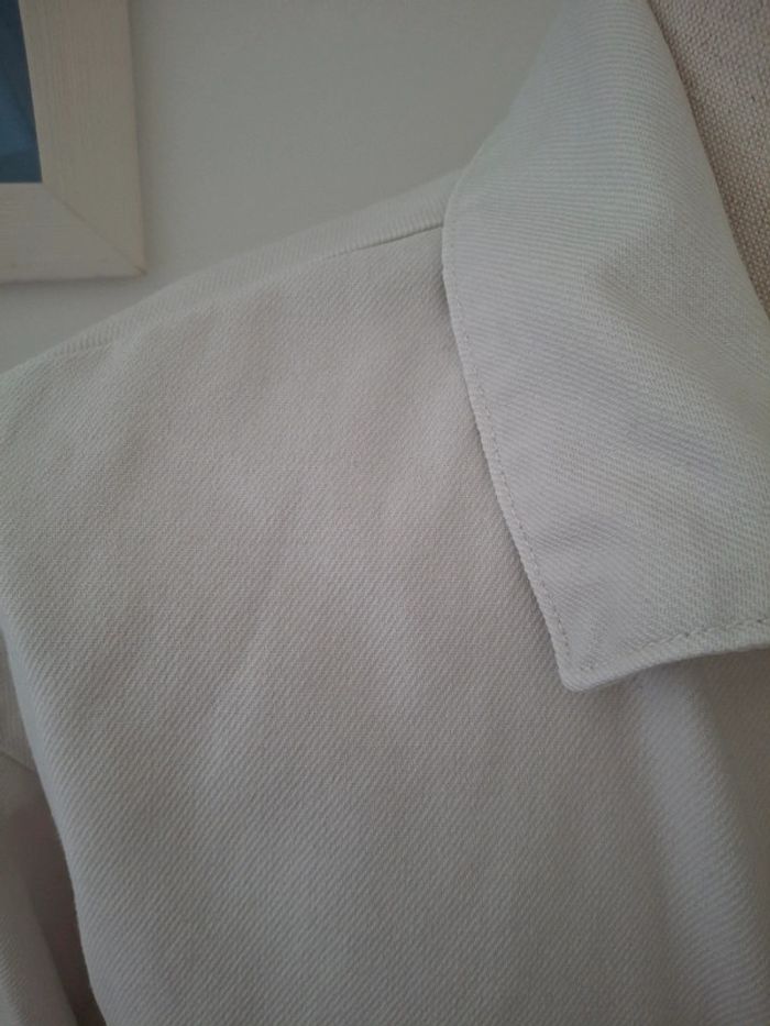 Veste homme grosse toile blanche XL mais taille grand - photo numéro 5