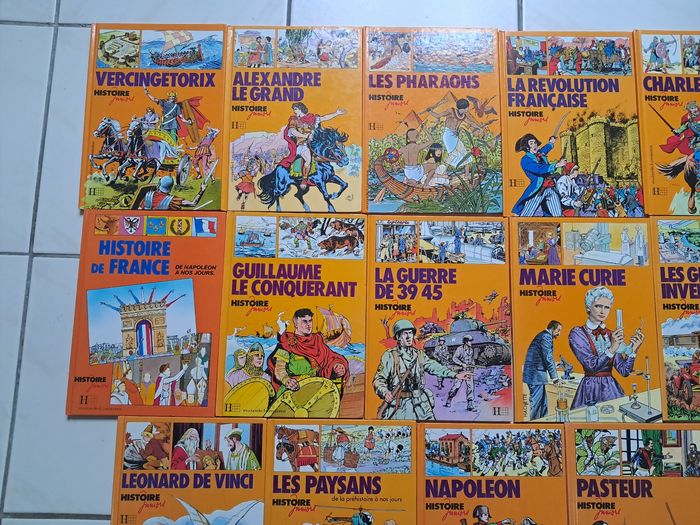 Lot de 14 livres vintage d'histoire - photo numéro 4