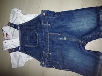 Ensemble salopette courte