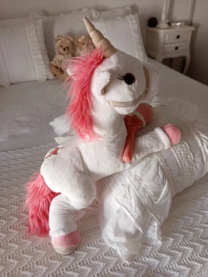 Grande peluche licorne Lica Bella interactive - photo numéro 9