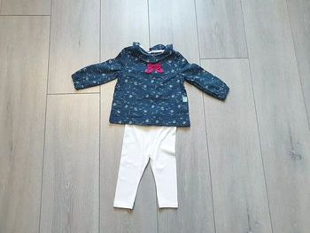 Très bel ensemble.  Fille 12 mois. Marque Sergent Major/Gémo