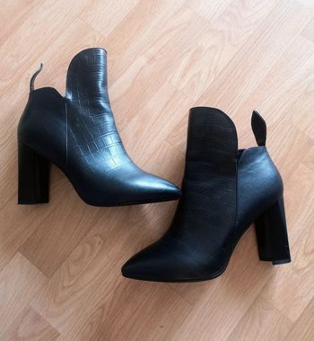 Bottines en cuir