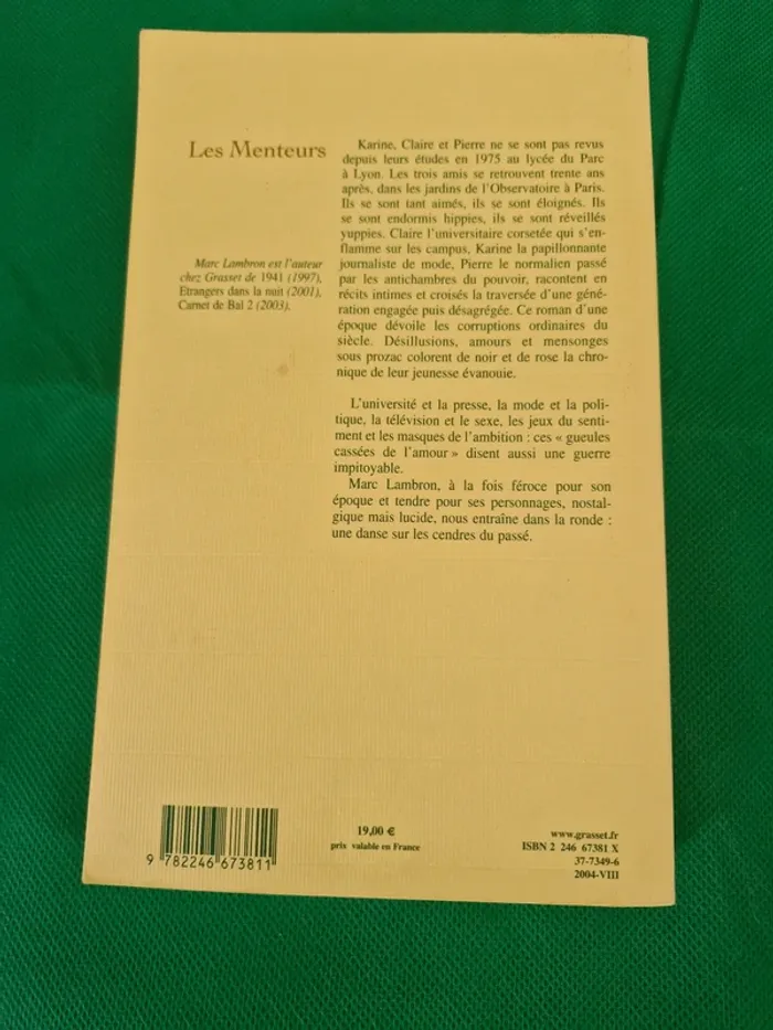 Les menteurs Marc Lambron - photo numéro 5