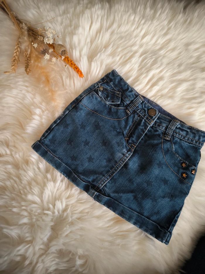 💙 Jupe en jean Orchestra motif étoiles 2 ans 💙