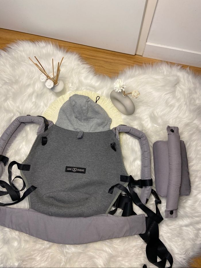 Porte bébé physiologique Love Radius Hoodie Carrier + Kit nouveau né - photo numéro 3