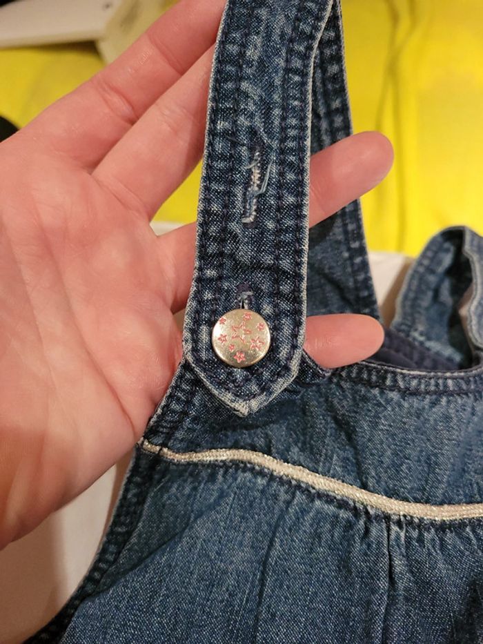 Robe en jean à bretelles 18mois - photo numéro 3
