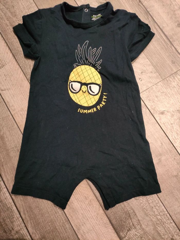 Combinaison short garçon 24 mois