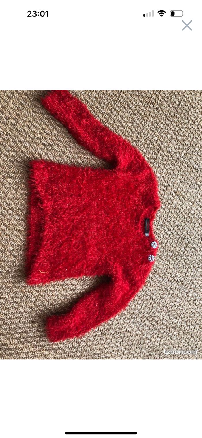 Pull Catolic rouge féerie rock