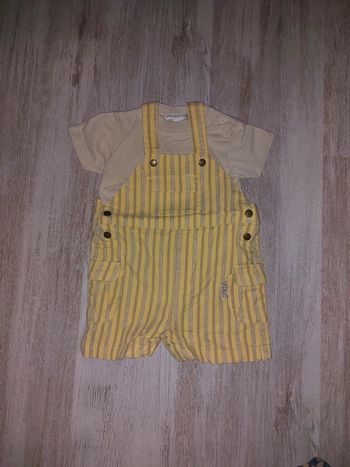 Ensemble salopette short