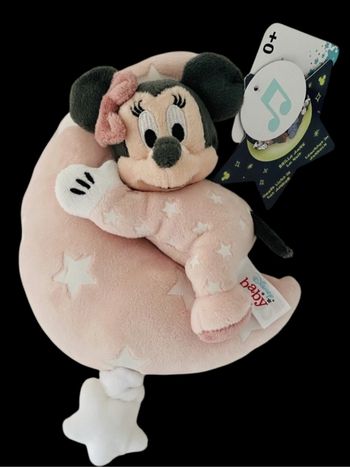 ❤️B4166 Doudou Peluche Musicale Minnie Mouse Rose Étoile Disney Simba Toys Nicotoy